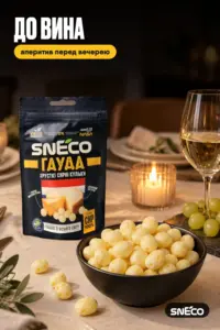 Сир сушений snEco "Гауда", 14г: до вина