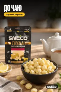 Сир сушений snEco "Гауда", 28г 13 Сир сушений snEco "Гауда", 28г: до чаю
