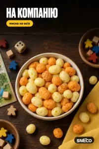 Сир сушений мікс snEco "Прімаджіо+Чеддер", 28г 06 Сир сушений мікс snEco "Прімаджіо+Чеддер", 28г: на компанію