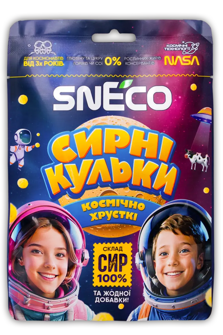 Сир сушений snEco "Космічний", 28г