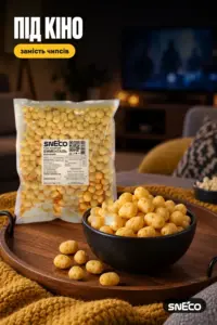 Сир сушений snEco "Емменталь", 500г 10 Сир сушений snEco "Емменталь", 500г: під кіно