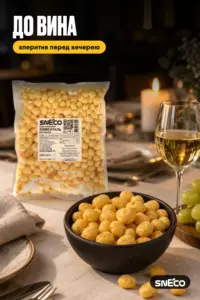 Сир сушений snEco "Емменталь", 500г 14 Сир сушений snEco "Емменталь", 500г: до вина