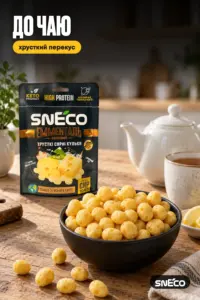 Сир сушений snEco "Емменталь", 28г: до чаю