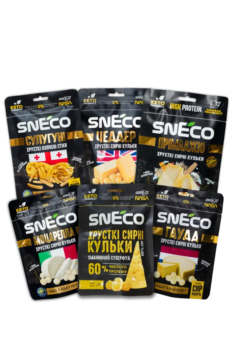 Набір "OPTIMAL" (6 упаковок) "Сир сушений snEco"
