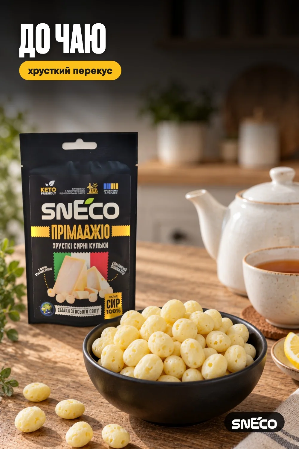 Сир сушений snEco "Прімаджіо", 14г 14 Сир сушений snEco "Прімаджіо", 14г: до чаю