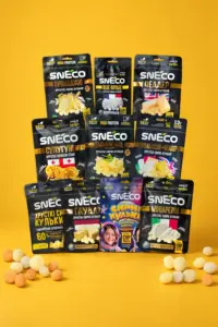 Набір "ALL IN", 10 упаковок, сир сушений snEco: упаковка і продукт