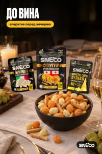 Набір "OPTIMAL" (6 упаковок) "Сир сушений snEco": до вина