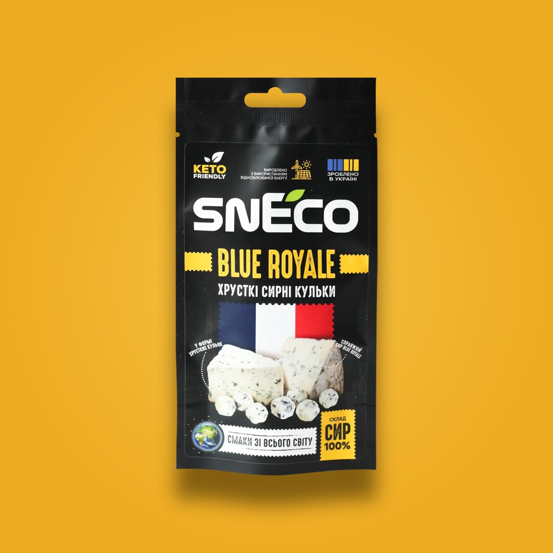Міні-пачка сушеного сиру snEco Blue Royale 14 г